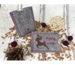 Stickserie ITH - Schokolinsen Adventskalender to go Hüllen